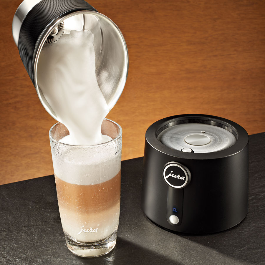 Jura-Automatic-Milk-Frother-in-use