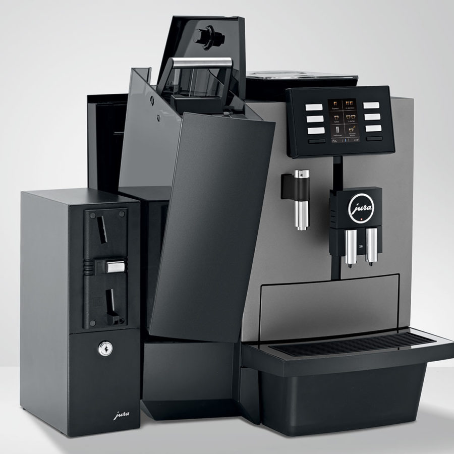 Jura X6 Dark Inox automatic coffee machine 4