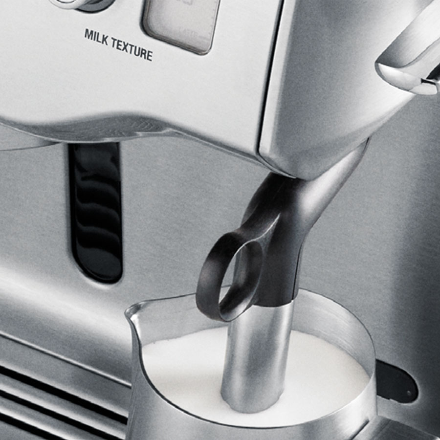 SLURP-Sage-The-Oracle-Espresso-Coffee-Maker-Silver-Milk-Steaming