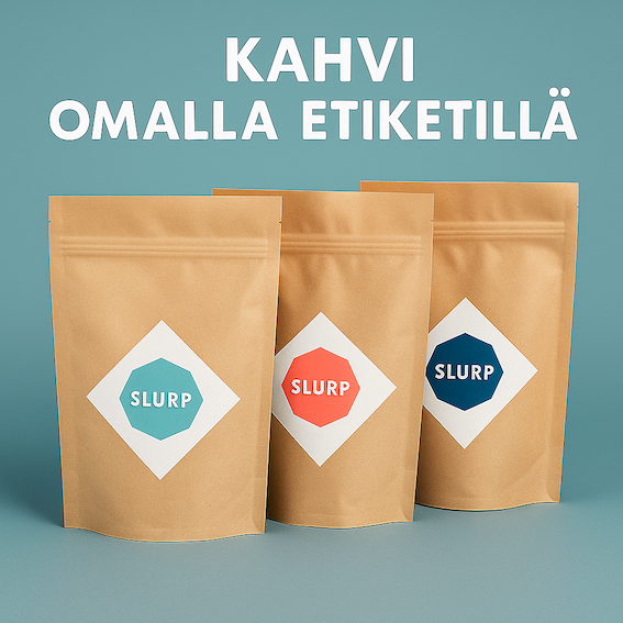 Kahvi omalla etiketillä 1